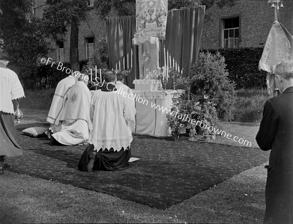 CORPUS PROCESSION AT S.HEART COURT CARDINAL CARRIN BL.SACRAMENT